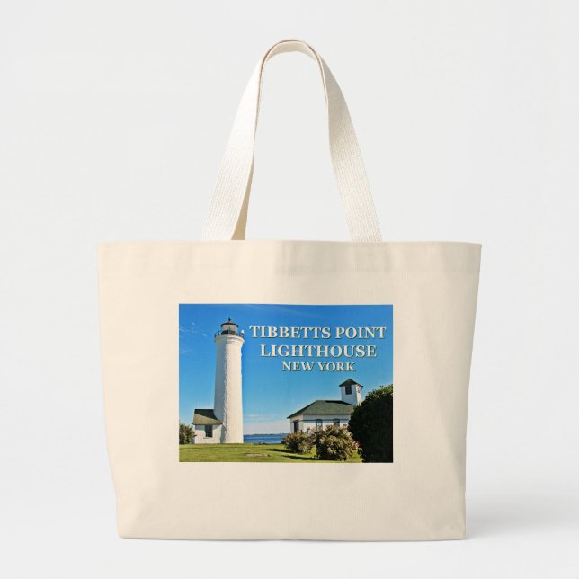 Bolsa Tote Grande Tibbetts Point Lighthouse, Nova Iorque (Frente)