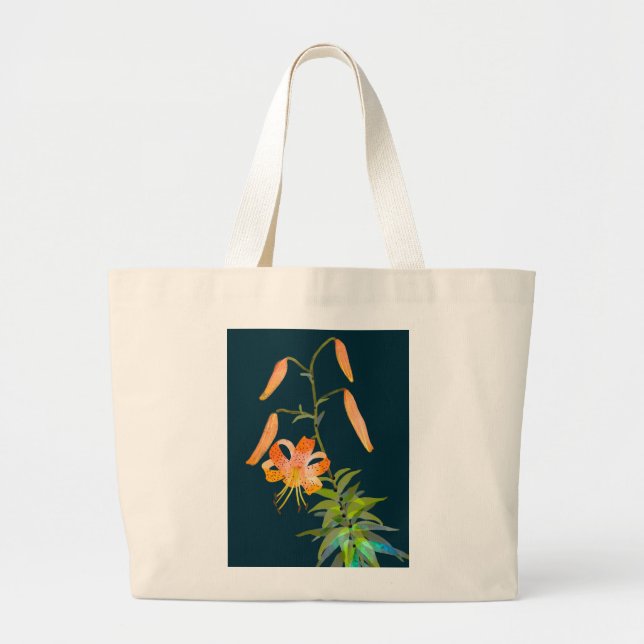 Bolsa Tote Grande Tiger Lily Tote Bag (Frente)