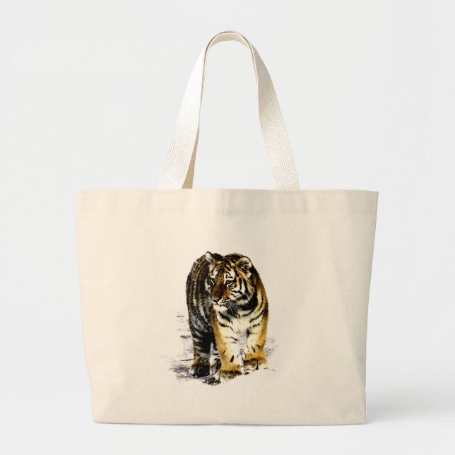Bolsa Tote Grande Tigre (Frente)