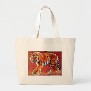 Bolsa Tote Grande Tigre de Bengal