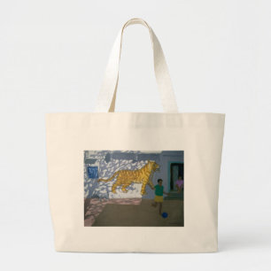 Bolsa Tote Grande Tigre India