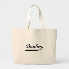 Bolsa Tote Grande Tipografia dos banqueiros