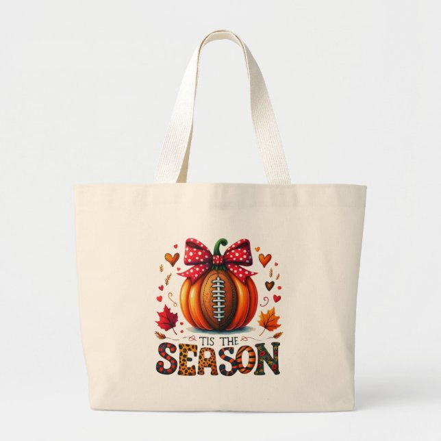Bolsa Tote Grande Tis The Season (Frente)