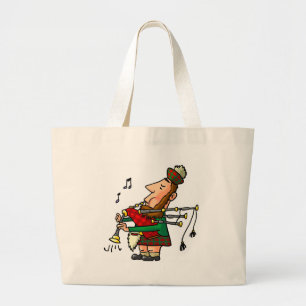 Bolsa Tote Grande Tocador de gaita-de-foles