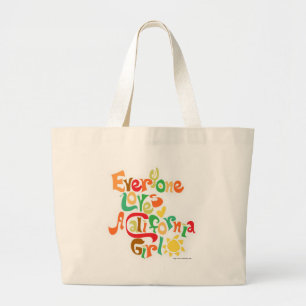 Bolsa Tote Grande Todos Adoram Garotas da Califórnia