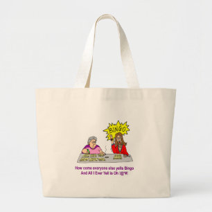 Bolsa Tote Grande Todos grita mais o Bingo