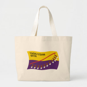 Bolsa Tote Grande Tohono O'odham Nation Flag Tote Bag