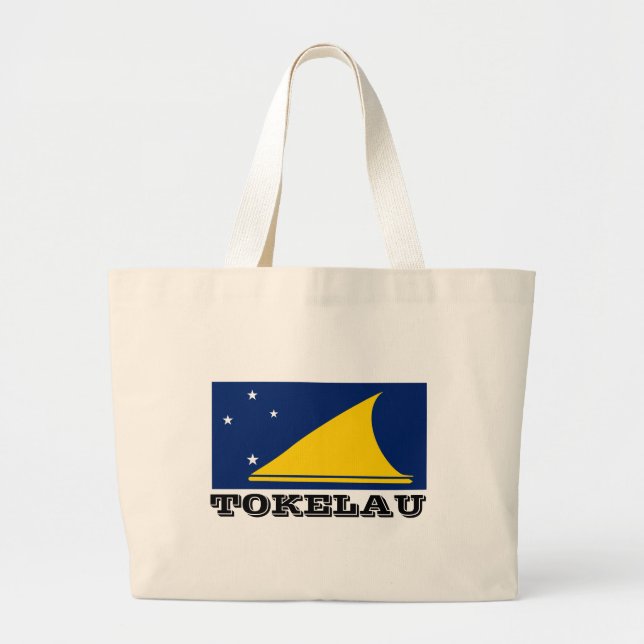 Bolsa Tote Grande Tokelau Flag (Frente)