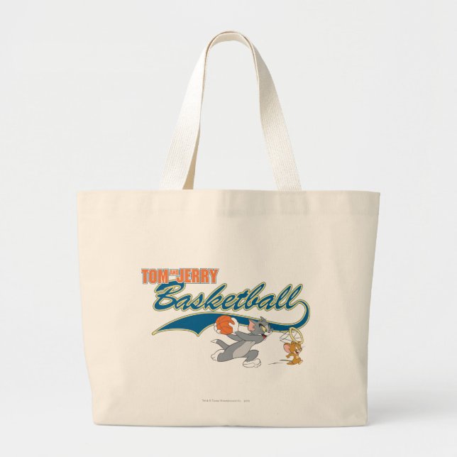 Bolsa Tote Grande Tom e Jerry Basbol 5 (Frente)