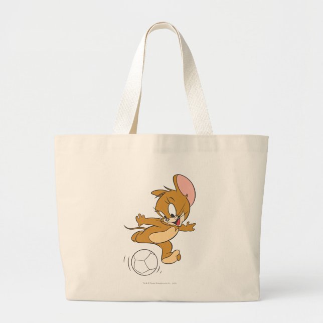 Bolsa Tote Grande Tom e Jerry Soccer (Futebol) 2 (Frente)