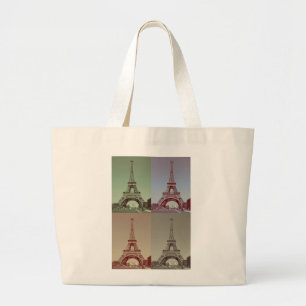 Bolsa Tote Grande Torre Eiffel