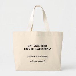 Bolsa Tote Grande Tote Bag China Shitnema (Versão em inglês)