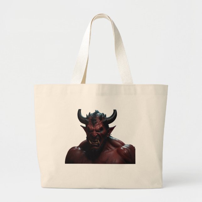 Bolsa Tote Grande Tote Bag Daemon (Frente)