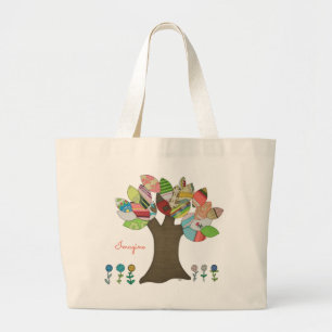 Bolsa Tote Grande Tote Bag - Imagine - Árvore de Botões