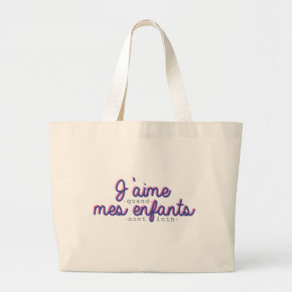 Bolsa Tote Grande Tote bag J'aime mes enfants