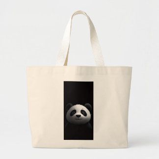 Bolsa Tote Grande Tote Bag Panda Reproduzido