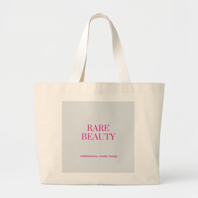 Bolsa Tote Grande Tote Bag ' Rare Beauty (Frente)
