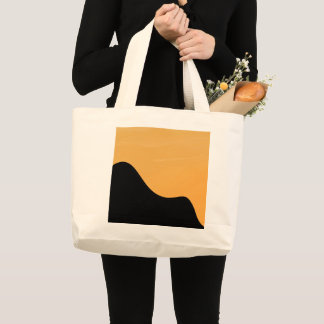 Bolsa Tote Grande Tote Bag Sunset Mountain silhouette go to bag 