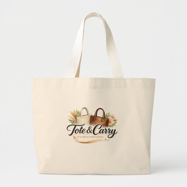 Bolsa Tote Grande Tote & Carry - Elegante & Funcional (Frente)