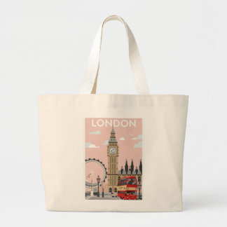 Bolsa Tote Grande "Tote de Lona Floral Personalizado – Ecológico &
