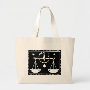 Bolsa Tote Grande Totebag Astrológico Zodiac Antiguo