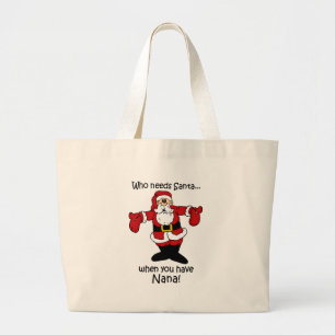 Bolsa Tote Grande Totebag do Natal de Nana