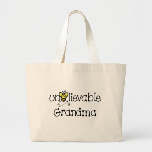 Bolsa Tote Grande Totebag inacreditável da avó
