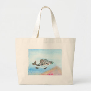 Bolsa Tote Grande Trabalhos de arte de vencimento por E. Saliga,