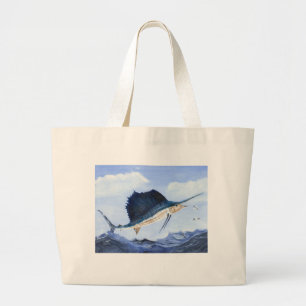 Bolsa Tote Grande Trabalhos de arte de vencimento por M. Howard,