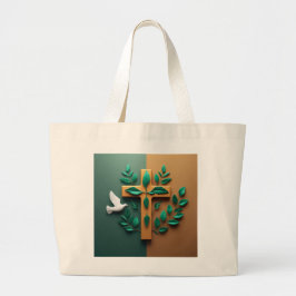 Bolsa Tote Grande Tranquilidade da Folha Sagrada