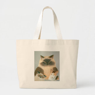Bolsa Tote Grande Três Kool Kats