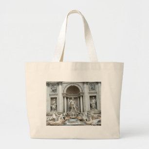 Bolsa Tote Grande Trevi Fountain em Roma, Itália