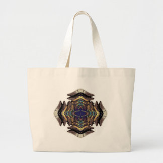 Bolsa Tote Grande Tríade Dourada Tribeadélico