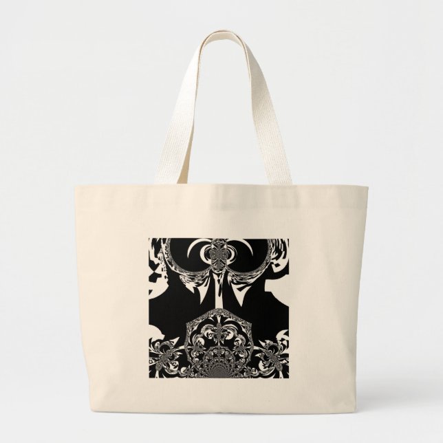 Bolsa Tote Grande Tribal Flower (Frente)