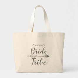 Bolsa Tote Grande Tribo Chic Boho Bride Personalizada