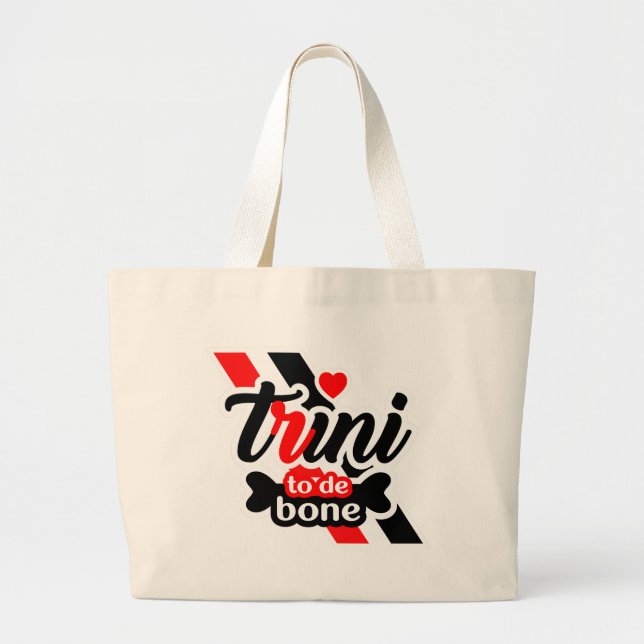 Bolsa Tote Grande Trini para o Osso (Frente)