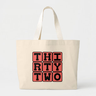 Bolsa Tote Grande Trinta e Dois, Número 32