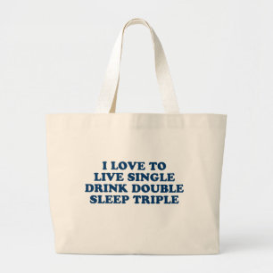 Bolsa Tote Grande Triplo Repouso Duplo do Solteiro Vivo