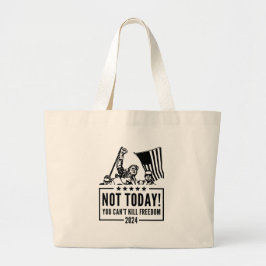 Bolsa Tote Grande Trump Pro-Democracy 2024 - Tote Bag