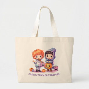 Bolsa Tote Grande Truque ou Tratadores de Pastel