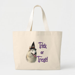Bolsa Tote Grande Truque Siberian Husky