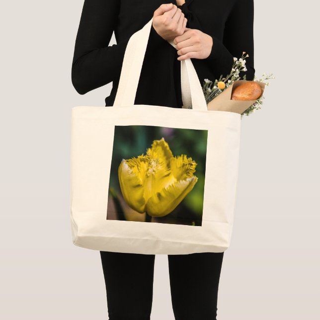 Bolsa Tote Grande Tulipa Amarela (Frente (produto))