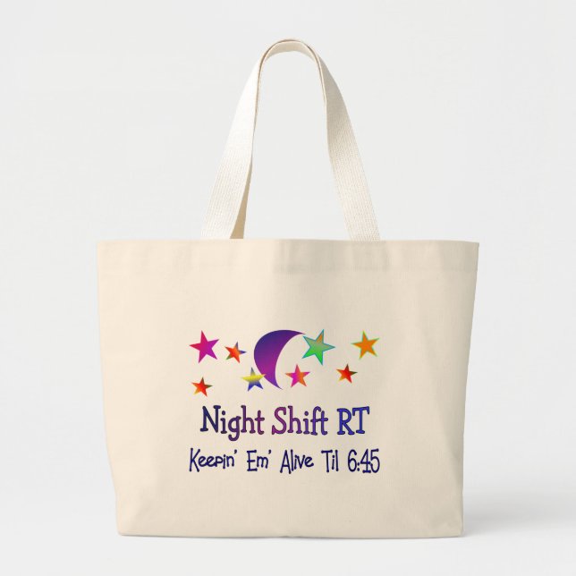 Bolsa Tote Grande Turno da noite RT--Presentes respiratórios (Frente)