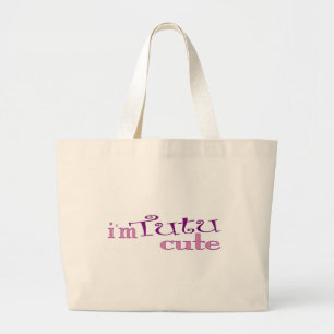 Bolsa Tote Grande Tutu bonito (balé)