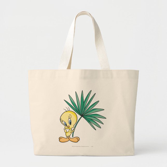 Bolsa Tote Grande TWEETY™ Beach Pose 1 (Frente)