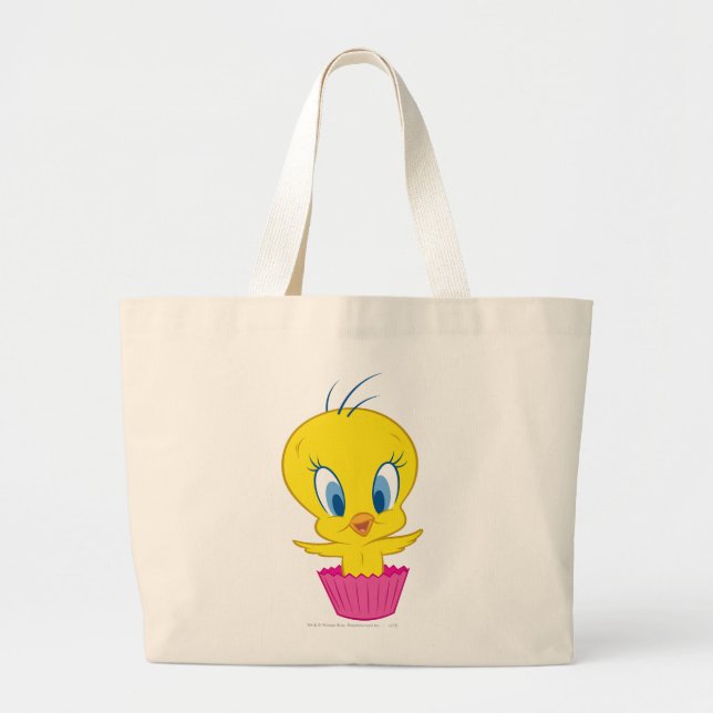 Bolsa Tote Grande TWEETY™ Cupcake (Frente)