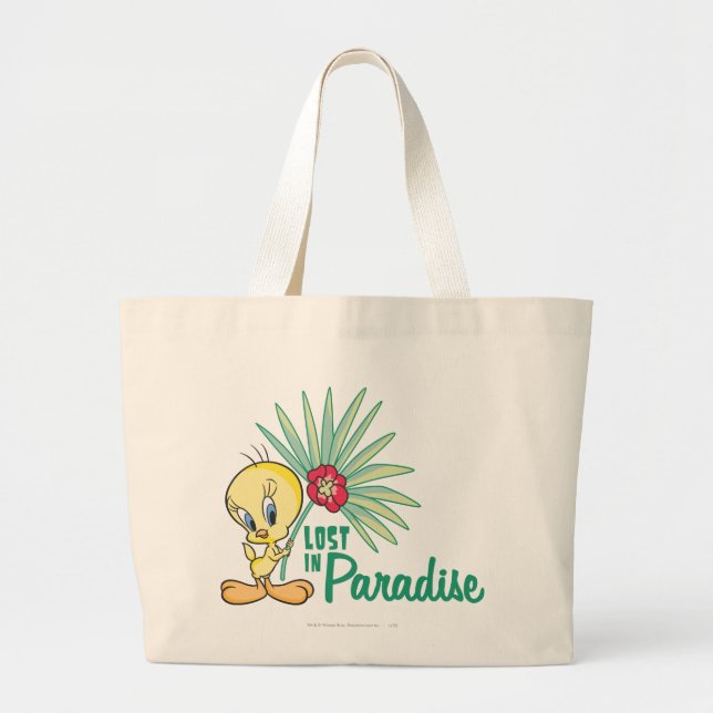 Bolsa Tote Grande Tweety "Lost In Paradise" (Frente)