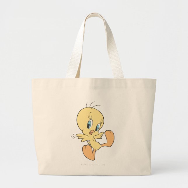 Bolsa Tote Grande TWEETY™ Na Pose 13 Nas Nuvens (Frente)