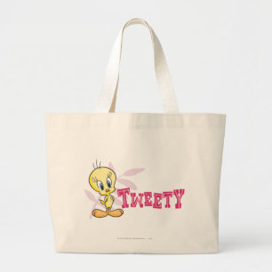 Bolsa Tote Grande Tweety "Tweety" rosa