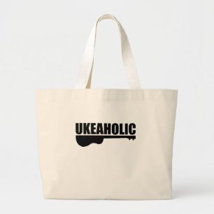 Bolsa Tote Grande Ukulele engraçado
